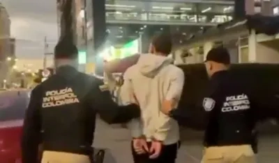 Las capturas del extranjero y de la colombiana se realizaron en Bogotá. 