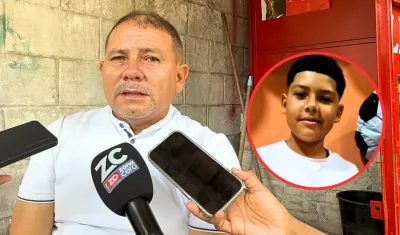 Aniger Hernández Castillo y su hijo Juan Manuel. 