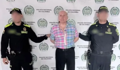 Jorge Aníbal Visbal Martelo tras ser capturado por la Policía. 