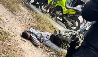 La víctima quedó muerta en el lugar de los hechos. 