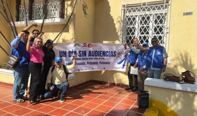 Defensores realizan 'Día sin audiencias'.