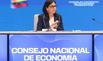Delcy Rodríguez, presidenta encargada de Venezuela.