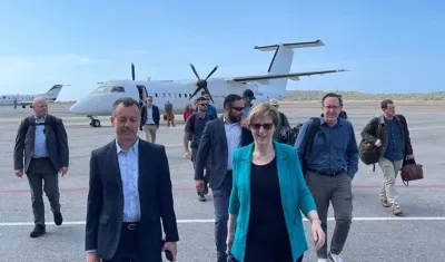 La embajadora Laura Dogu.