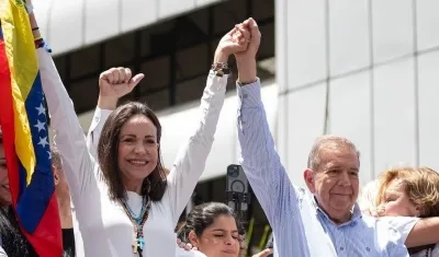 María Corina Machado y Edmundo González.
