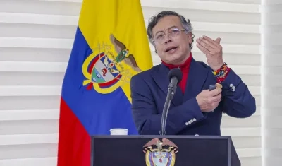 El Presidente Gustavo Petro.
