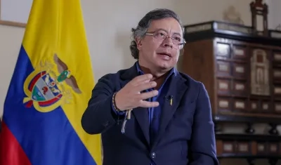 El Presidente Gustavo Petro.