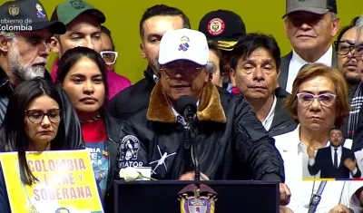 El Presidente Gustavo Petro.