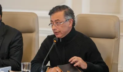 El Presidente Gustavo Petro.