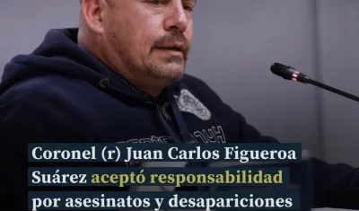 El coronel retirado del Ejército Juan Carlos Figueroa Suárez 