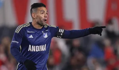 Radamel Falcao, delantero de Millonarios.