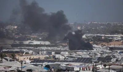 Aspecto de la Franja de Gaza. 