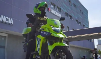 Uno de los heridos fue trasladado al Hospital General de Barranquilla. 