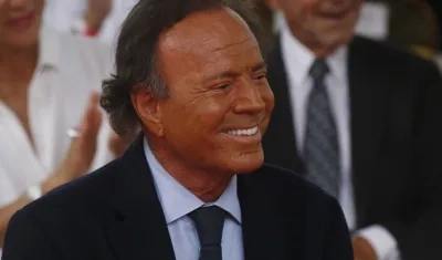 El cantante Julio Iglesias.
