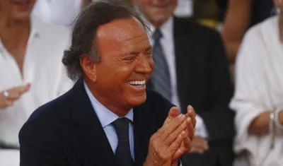 El cantante Julio Iglesias.