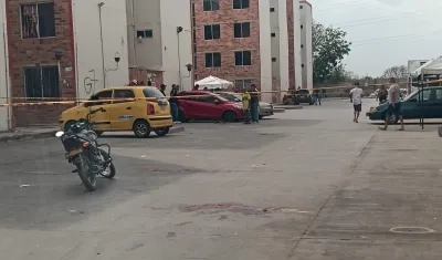 Lugar del ataque en Las Gardenias. 