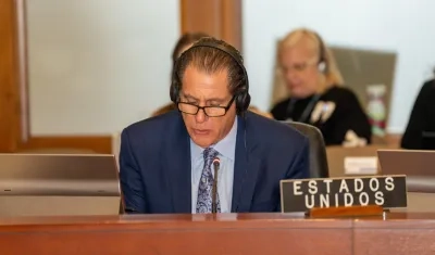 El embajador estadounidense Leandro Rizzuto.