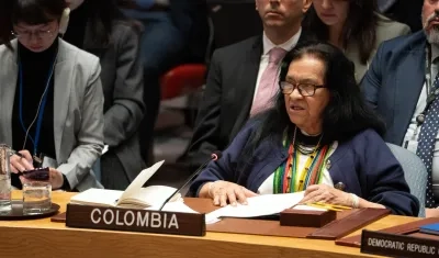 Leonor Zalabata, representante permanente de Colombia en las Naciones Unidas.