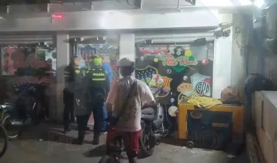 El ataque a bala se presentó en la noche del martes. 