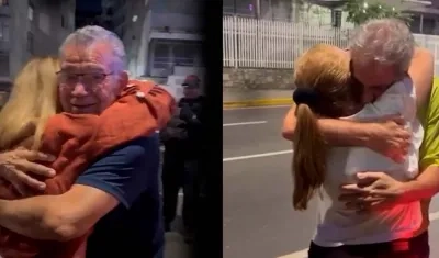 El excandidato Enrique Márquez y el dirigente Biagio Pilieri.