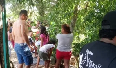 Arroyo San Blas, ubicado en el barrio Villa Aida de Malambo.