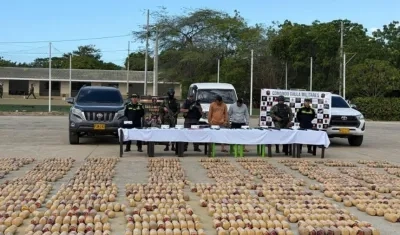 Incautación de marihuana. 