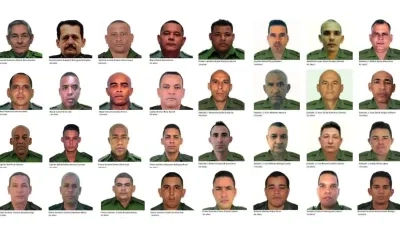 Los militares muertos.