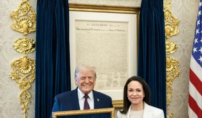 Donald Trump y María Corina Machado.