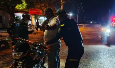 Operativos de la Policía en Baranoa