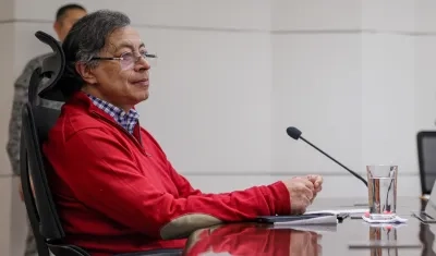 El Presidente de Colombia, Gustavo Petro.