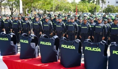 Los unidades de Policía pasarían de 600 a 1.500 en el nuevo comando de la Policía Metropolitana Soledad-Malambo. 