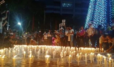 Protesta en Venezuela en pidiendo liberación de presos políticos