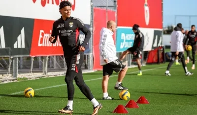 El centrocampista colombiano Richard Ríos.