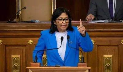 La presidenta encargada de Venezuela, Delcy Rodríguez.