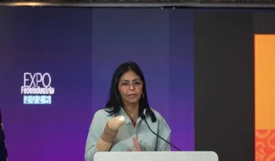 La vicepresidenta ejecutiva de Venezuela, Delcy Rodríguez.
