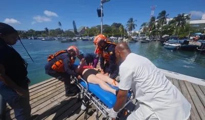Armada auxilió a turista argentina en San Andrés.