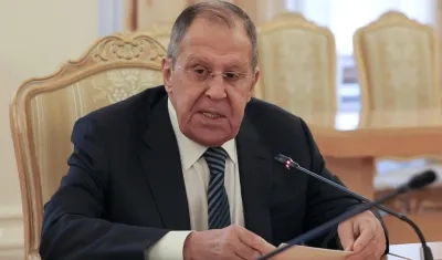 Sergey Lavrov, ministro de Relaciones Exteriores de Rusia.