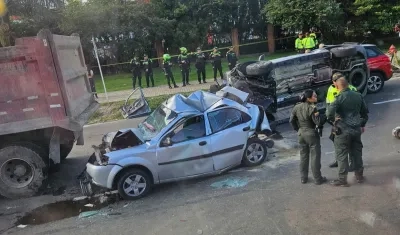 Trágico accidente.