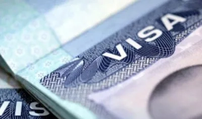 Imagen de referencia de la visa. 