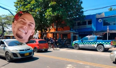 Wilson Jiménez Caro y el lugar donde se registró el hecho. 