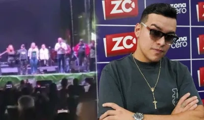 El alcalde de Marinilla, Antioquia, dando la triste noticia de la muerte de Yeison Jiménez. 