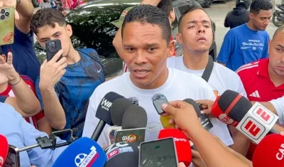 Carlos Bacca dijo que ya se encuenta en la fase final de la recuperación de su lesión.