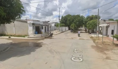 Sector donde ocurrieron los hechos. 