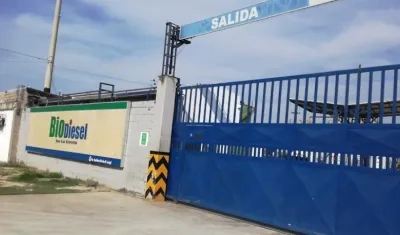 Empresa Biodiesel de la Costa S.A.S., en Galapa.