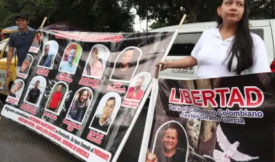 Colombianos en la frontera