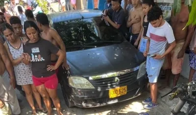 Lugar en donde ocurrió el doble homicidio en Puerto Colombia.