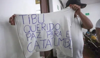 Ciudadanía pide la paz para la región. 
