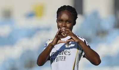 La colombiana Linda Caicedo, delantera del Real Madrid. 