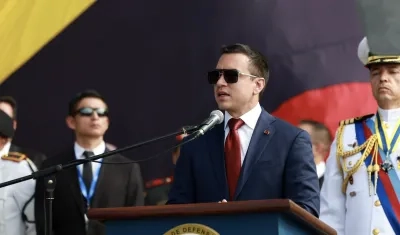 Daniel Noboa, presidente de Ecuador.