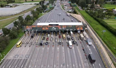 Peaje en Colombia. 