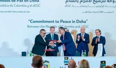 Imagen de la mesa de diálogo.